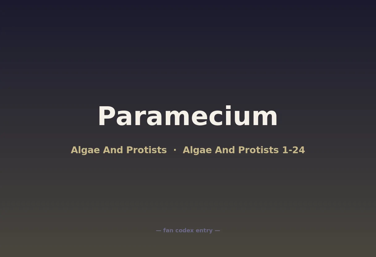 Paramecium